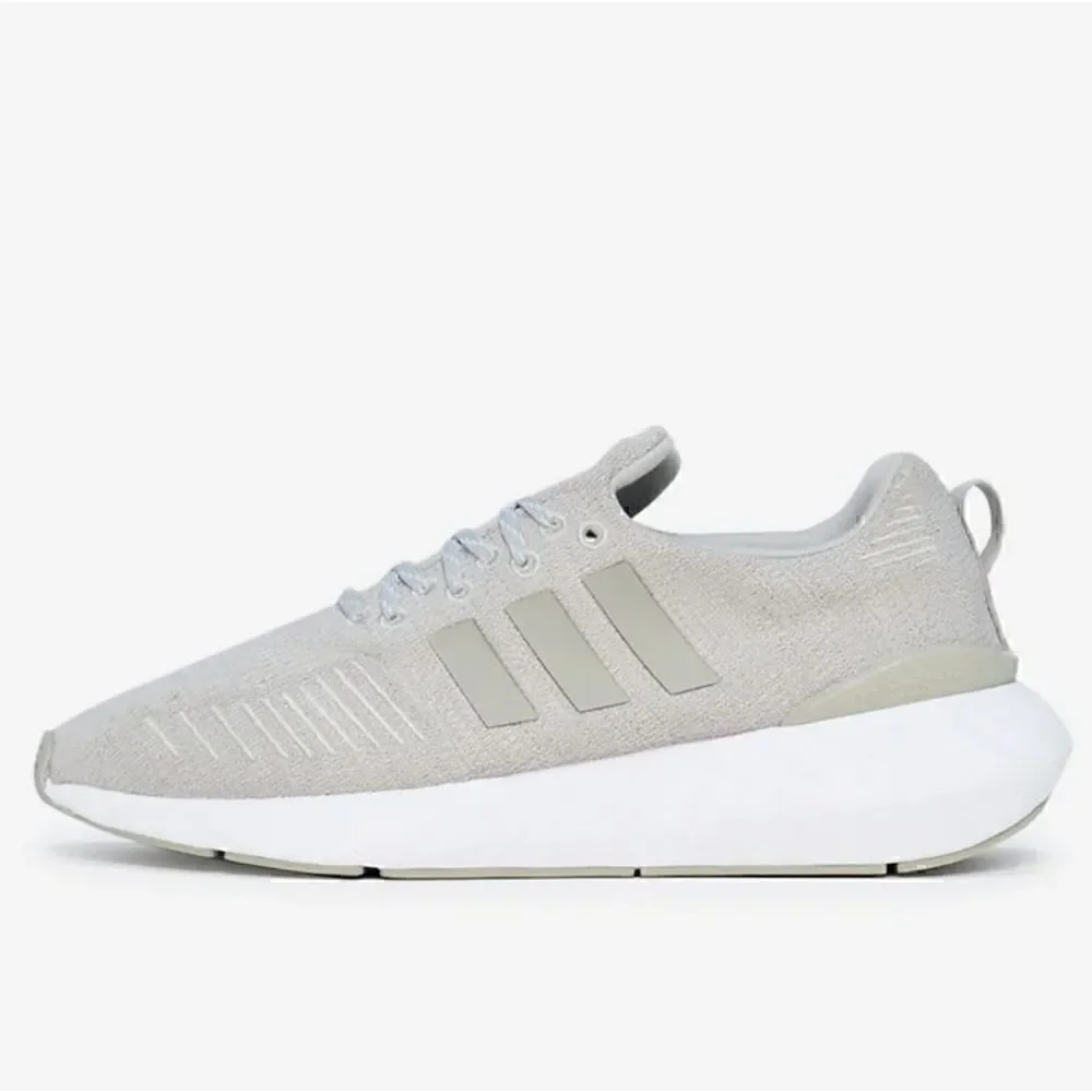 Adidas Swift Run 22 Size 5.5 Youth Kids Sesame White Shoes Sneaker GZ0797